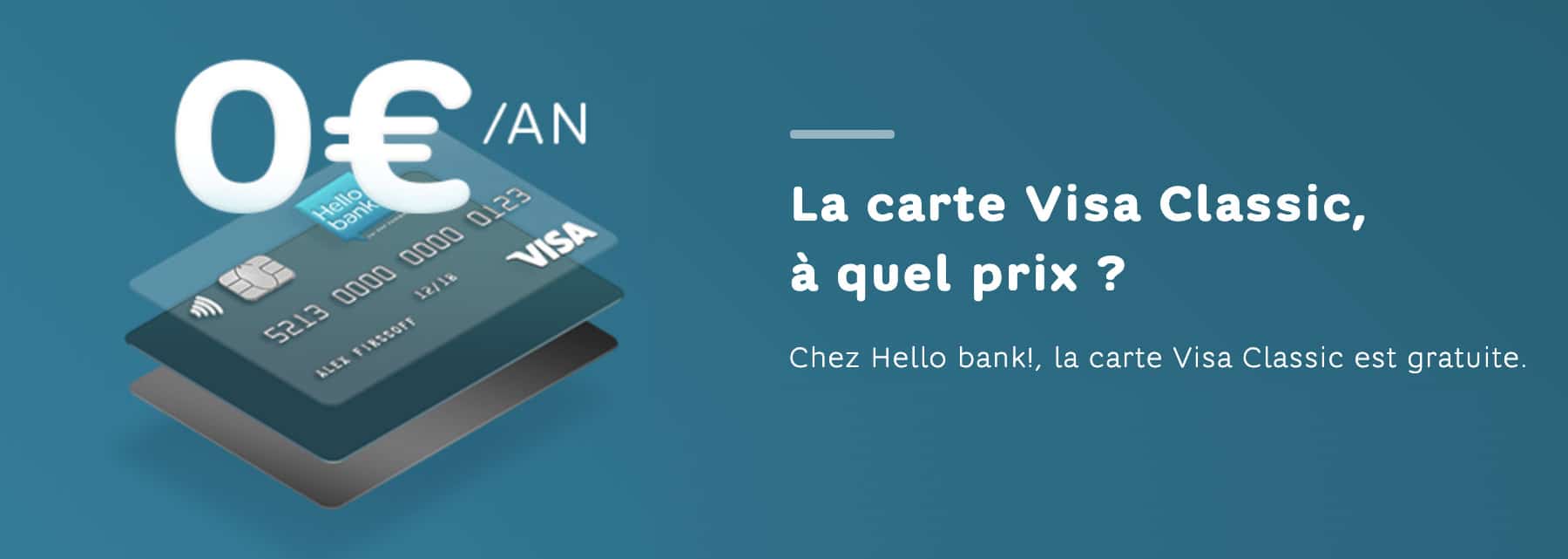 Carte Visa Classic Hello Bank Une Carte Vraiment Gratuite