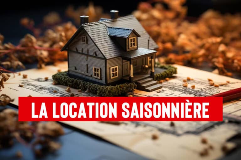 Panneau indiquant location saisonnière.